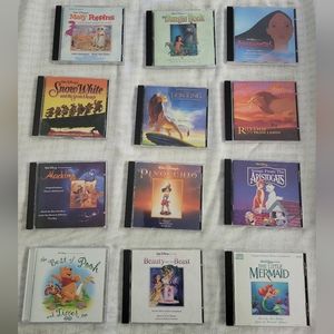 Disney Vintage soundtracks lot of 12